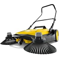 Karcher S 6 Twin Walk-Behind Outdoor Hand Push Floor Sweeper