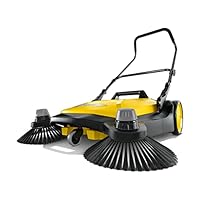 Kärcher - S 6 Twin Walk-Behind Outdoor Hand Push Floor Sweeper - 10 Gallon Capacity - 33.9" Sweeping Width - Sweeps up to 32,300 Square Feet/Hour