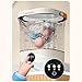 Underwear Washing Machine – 12L Panty Laundry Machine With 3 Gear Settings | Sock Bra Towel Washer Portable Mini Appliance for Home Dorm Apartment Travel Camping Use