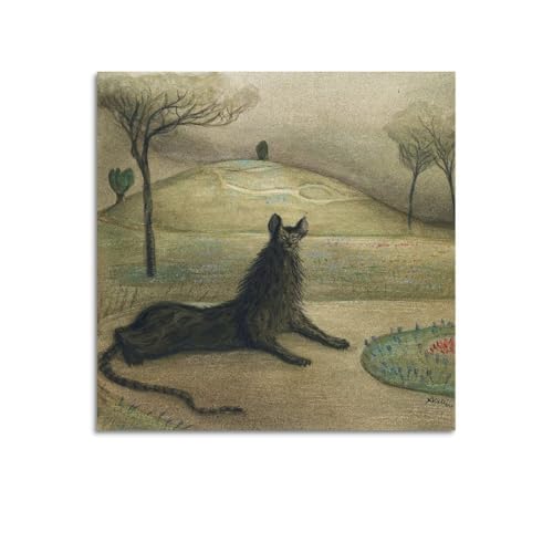 Alfred Kubin - Póster impreso de animales de ensueño, lienzo para pared, decoración moderna para el hogar, 40 x 40 cm