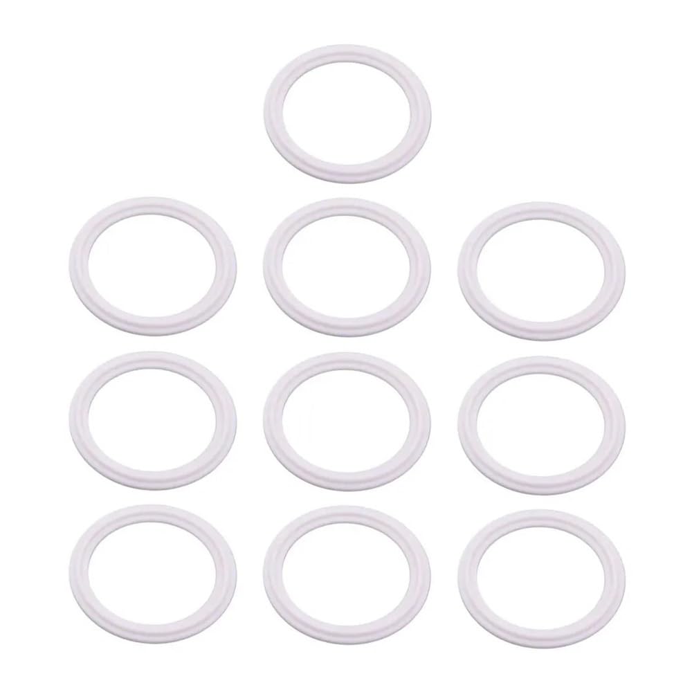 AEVHBAMXN 10PCS 76mm - 91mm Tri Clamp PTFE Gasket Seal