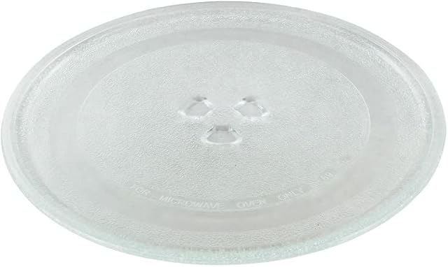 Paxanpax PSA001 Universal Microwave Turntable Glass Plate with 3 Fixtures, 245 Multicoloured