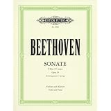 ベートーヴェン: バイオリン・ソナタ 第5番 へ長調 Op.24 「春 (スプリング)」/ヨアヒム編/ペータース社/ピアノ伴奏付ソロ楽譜