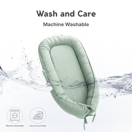 image for Coocoobaby Infant Lounger, Baby Nest Cover For Baby Girls & Boys, 