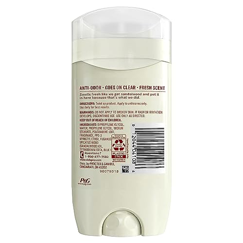 Image of Old Spice Fresher Collection Invisible Solid Men's Deodorant, Timber, 3 Ounce (Pack of 2)