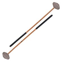 Zildjian's most popular mallet, due to its versatility Rattan shafts provide whip and control Medium-hard, yarn head on 7A drumstick Rubber handles for comfortable grip Length: 15-1/4"