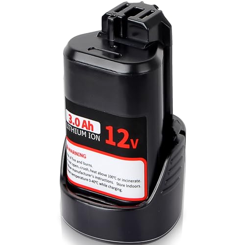 ?Upgrade?3.0Ah Replace Battery for Bosch 12V Battery BAT414 Compatible with Bosch 12V max Lithium-Ion Tools and Chargers for Bosch 12 Volt Battery BAT420 GBA12V30 BAT411 BAT411A BAT412 BAT413