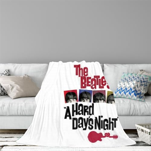 CHEWYZ Couverture Polaire The Beatles en Flanelle pour Enfants et Adultes,en Microfibre Moelleuse,Douce,Chaude et légère,imprimée en 3D,Couvre-lit pour lit,canapé,Chaise,Bureau (150x200cm) - Les Beatles, Paul McCartney, John Lennon, RIngo Starr, George Harrison CHEWYZ Couverture Polaire The Beatles en Flanelle pour Enfants et Adultes,en Microfibre Moelleuse,Douce,Chaude et légère,imprimée en 3D,Couvre-lit pour lit,canapé,Chaise,Bureau (150x200cm) – Image 8