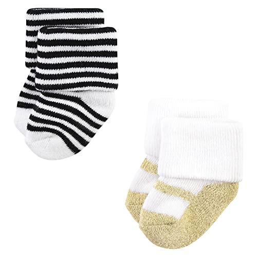 Image of Hudson Baby Baby 8-pack Cotton Rich Newborn and Terry Socks