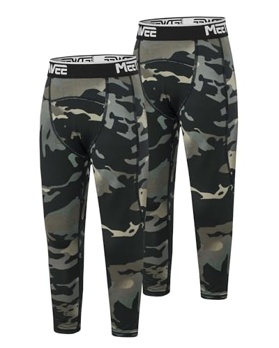 MEETWEE Pantalones Térmicos para Niños Pantalón Largo & Malla Térmica para Esquí Ciclismo Running