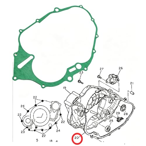 Joint de couvercle d'embrayage pour XT600 haute résistance - 2