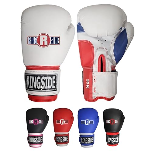 Image of Ringside Pro Style Boxing Training Kickboxing Muay Thai Sparring Gloves