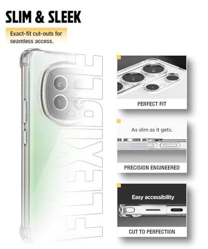 Image of WOW IMAGINE Clear Back Cover Case for Realme P2 Pro 5G | Shockproof Soft TPU Case | Cushioned Edges for Ultimate Protection Back Cover Case - Transparent