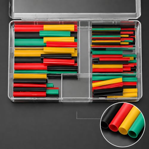 Gaine rétractable pour câbles électriques noire avec rapport de rétreint 2:1 isolante - 5