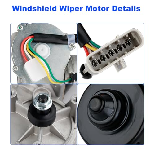 Image of Front Windshield Wiper Motor Compatible with Volvo Trucks VN 98-99