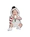 Dress Up America-Adorable Disfraz de Hombre de Nieve Bebé-Talla 6-12 Meses, Color 1, (Peso: 7-9,5 kg, Altura: 61-71 cm) (361-6-12)