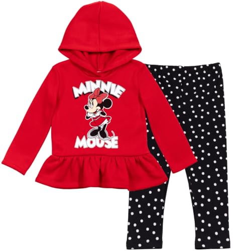 Ensemble Disney Minnie souris enfant rouge 5T sweat leggings