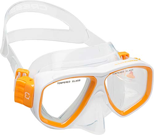 Kit de Mergulho Máscara + respirado + nadadeiras Cressi Rocks (laranja, 31/34)