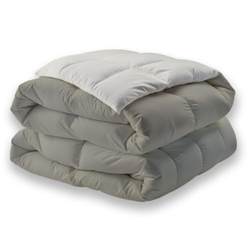 Image of Monte Carlo Symphony Solid Micro Reversible AC Comforter for Double Bed | 3 Ply Soft Comforter with 150 GSM Filling & 85 GSM Micro Fabric | Lightweight All Season Quilt | 87 x 95 Inch
