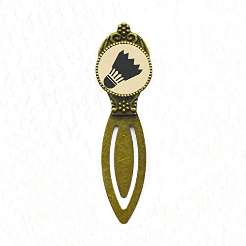 Marque-page Badminton motif géométrique rétro un cadeau de bureau idéal
