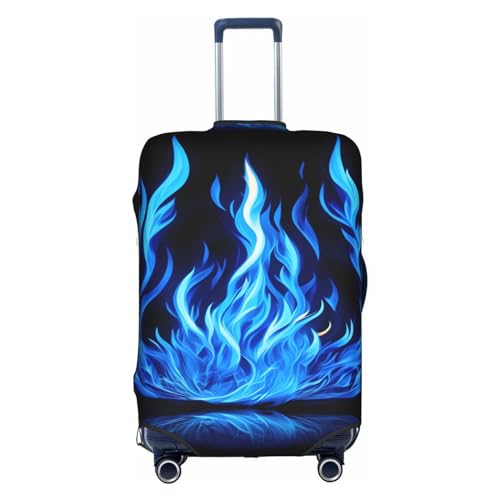 Housse de protection en polyester flamme indigo blanc Medium
