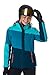 killtec Damen Skijacke/Funktionsjacke mit abzippbarer Kapuze und Schneefang KSW 67 WMN SKI JCKT, aquaverde, 38, 41961-000