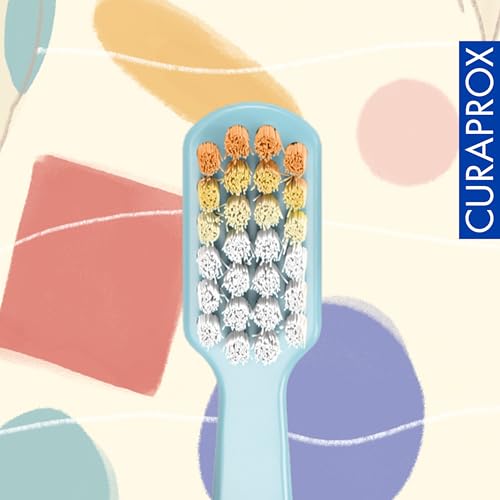 Curaprox Kids 32 Teeth Edition Duo, Hellblau/Gelb, Swiss Made – Ansicht 6