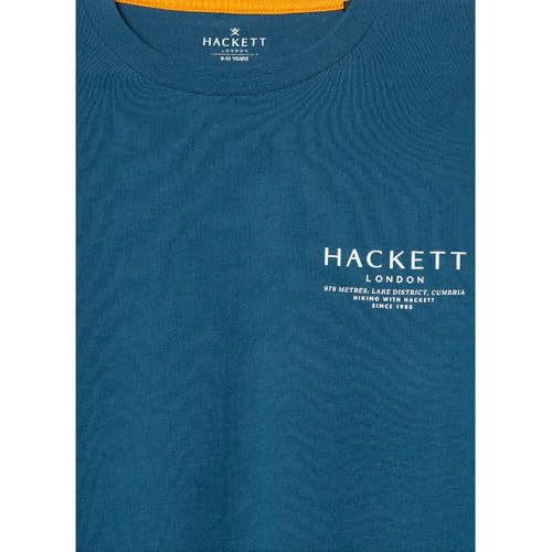 Hackett London Para Menino. HK5000005 T-Shirt Com Paisagens Azul (9AñOs= 134Cm), Casual, AlgodãO, Manga Comprida, Moda Infantil - 4