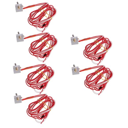 PartyKindom 6pcs Assembled Extruder Hot End Kit Direct Drive Extruder Part for Printer