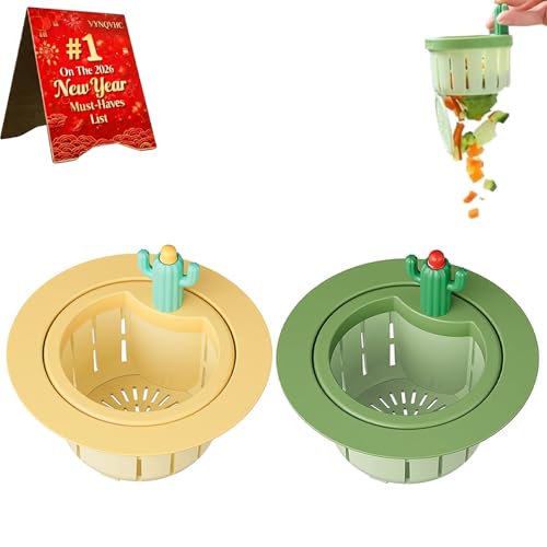 Colador para fregadero tipo cactus con mecanismo One-Press
