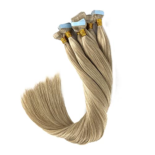 Extension à bande bleu de 14 pouces en cheveux naturels invisibles - 2