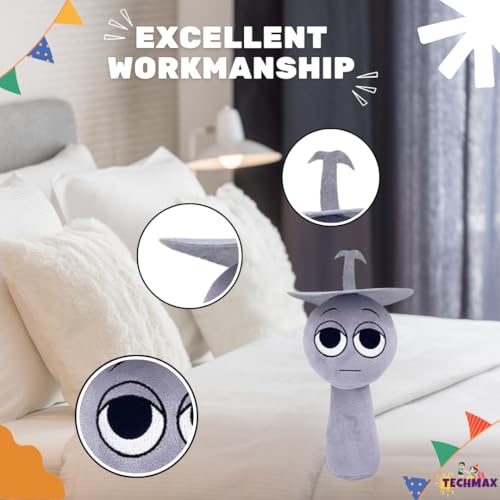 Image of Grey Top Cap Sprunki Plush Toys