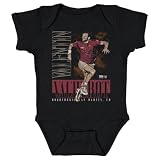 500 LEVEL Valentin Vacherot Vertical Name One-Piece Infant Bodysuit (Black, 24M)