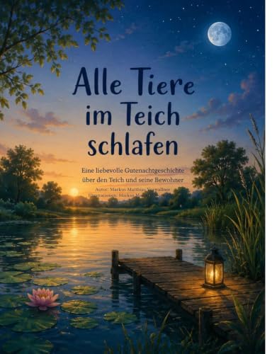 Alle Tiere im Teich schlafen: Ein liebevolles Gutenachtbuch für Kinder ab 2 Jahren (Alle Tiere Schlafen) (German Edition)