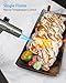 RONXS Torch Lighter, Refillable Kitchen Butane Torch, Cooking Torch with Safety Lock and Adjustable Single/Dual Flame for Creme Brulee, BBQ, Baking, Crafts and Soldering (Butane Gas Not Included)
