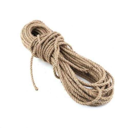 10 Metre Doğal Jüt İp – Hasır Dekoratif İp | El Sanatları, Paketleme, Bahçe ve Hobi Kullanımı için Dayanıklı Halat