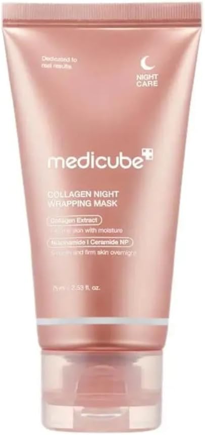 Collagen Overnight Wrapping Peel Off Facial Mask Pack โ Elasticity & Hydration Care, Reduces Sagging & Dullness โ Hydrolyzed Collagen For Glowing Skin (75 ml)