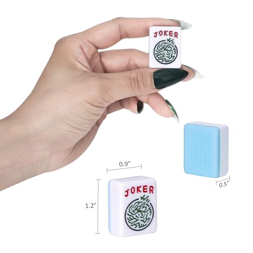 American Mahjong Tile Set for Enthusiasts with 166 Blue Back Tiles (1.2", Tiles Only)
| Premium American Mahjong Tile Set with 166 Blue Back Tiles (1.2", Tiles Only for Beginners)
| High-Quality American Mahjong Tile Set with 166 Blue Back Tiles (1.