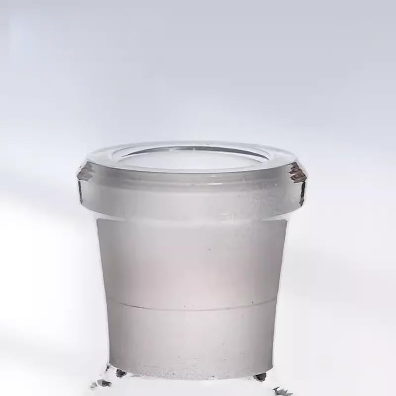 30ml to 1000ml Glass Pear-Shaped Separation Funnel with Glass and PTFE Piston - Ideal for Laboratory Use(500ml (Glass Piston))