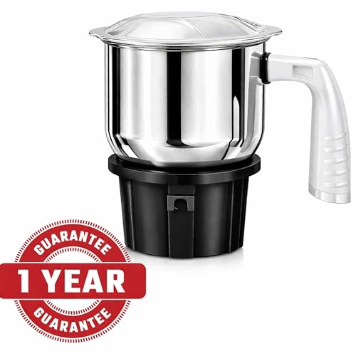 Image of 100% Compatiable for Bosch Mixer Grinder | Replacement For Bosch Mixer Jar 750 w | 1 year Guarantee (Black) (Black and Clear)