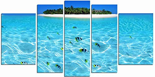 Startonight Stampa su Vetro Acrilico Isola, Novitá Quadro Design Moderno Arredamento Pronto da Appendere 90 x 180 CM