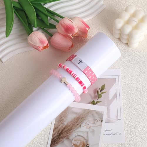 GVUSMIL Christian Scripture Wristbands, WWJD Bible Verse Scan Bracelets, Religious Gifts for Men Women, Christmas3