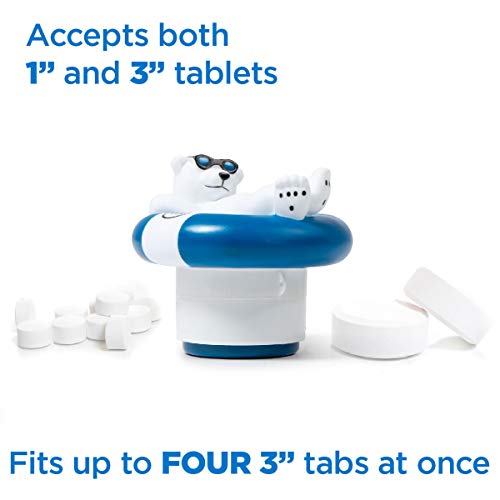 Milliard-Chlorine-Tablet-Floater-for-1-and-3-Inch-Tablets-Cute-Floating-Chlorine-Holder-and-Dispenser-Polar-Bear-Large-and-Small-Pools-Hot-Tub-Spa Milliard-Chlorine-Tablet-Floater-for-1-and-3-Inch-Tablets-Cute-Floating-Chlorine-Holder-and-Dispenser-Polar-Bear-Large-and-Small-Pools-Hot-Tub-Spa