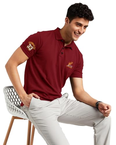 Image of Noble Monk Men's Cotton Blend Regular Fit Polo T-Shirt