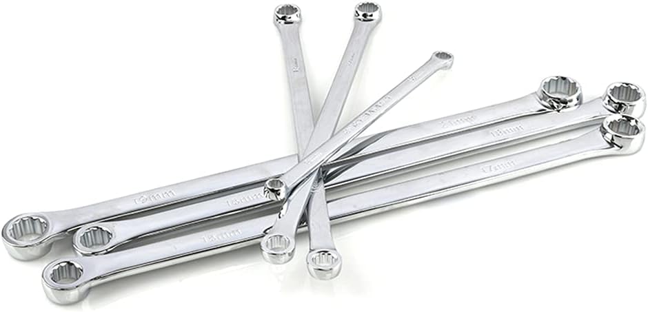 6 Pcs For Extra Long Double Box End Wrench Set Long For Aviation Spanner For 8mm 19mm Wrenches Tool