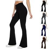 Womens Flare Leggings Bootcut Workout Leggings High...