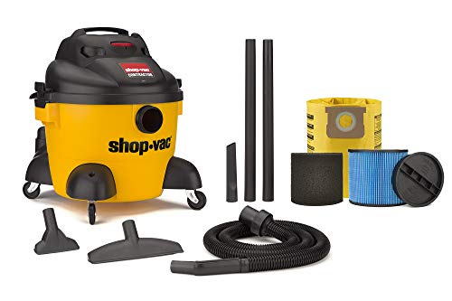 Shop-Vac 9653610 6 Gallon 3.0 Peak HP Contractor Wet Dry Vacuum,Black