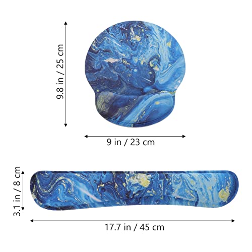 Mobestech 1 Conjunto De Mousepad Ergonômico Descanso De Pulso Acessório Para Computador Portátil