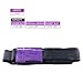 Black Spanset 2ft Lifting Strap Round Sling Polyester 2,600 lb. Vertical Capacity Aerial Hoop Lyra Circus Strage Light Video Use (Puple -Vertical Capacity 2,600 lbs, 2FT)