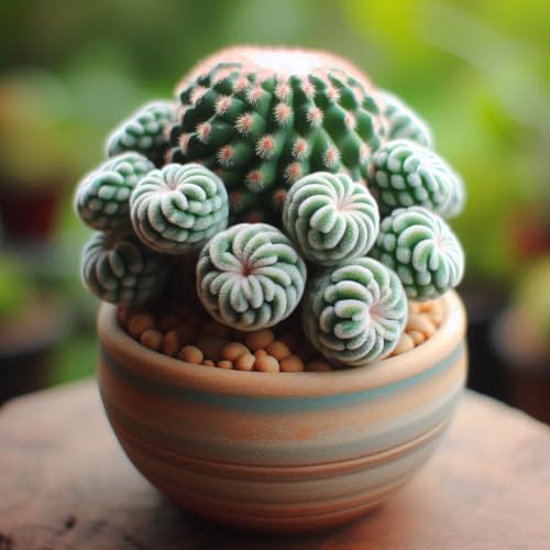 Image of NooElec Seeds India 50+ SEEDS- Swirling Cactus Seeds For Planting Home Garden- Grow Indoor & Outdoor- All Year.